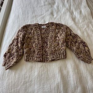 Sage The Label Knitted Cropped Sweater